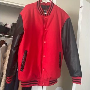 Red jacket